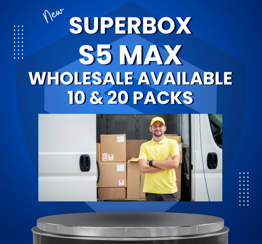 Wholesale 2024 SuperBox S5 MAX - Fully Load 6k 4GB Ram (20x Units)