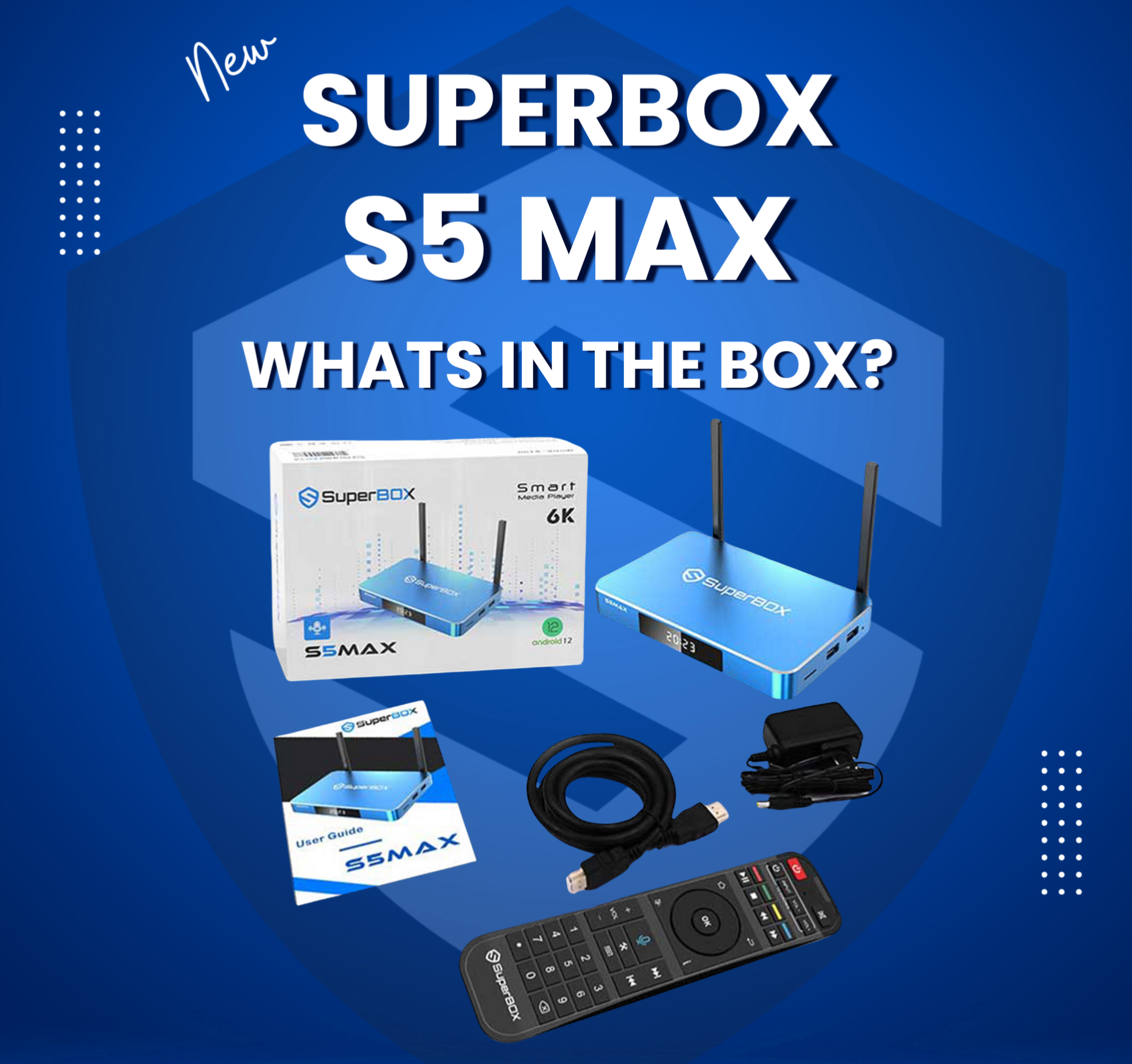Wholesale 2024 SuperBox S5 MAX - Fully Load 6k 4GB Ram (20x Units)